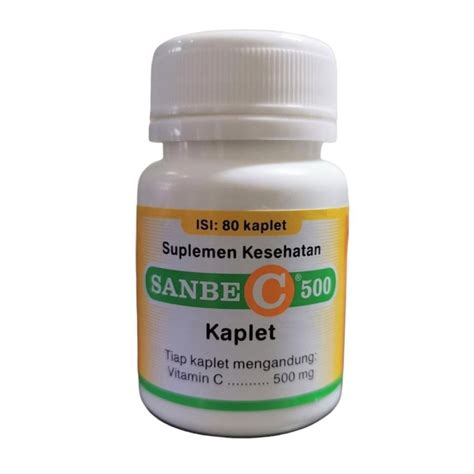 Jual SANBE VITAMIN C 500 MG ISI 80 TABLET Shopee Indonesia