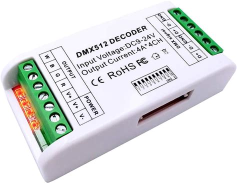 Rgbw Decoder Dmx Canali Controller Per Striscia Led Rgbw Mini A Rgb