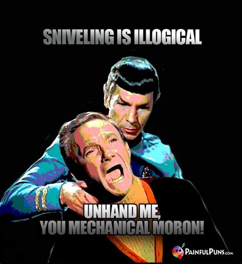 Spock Star Trek Jokes Vulcan Humor Illogical Puns