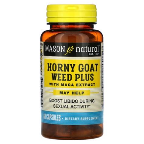 Horny Goat Weed Plus With Maca Extract Capsules Smiths Food And Drug