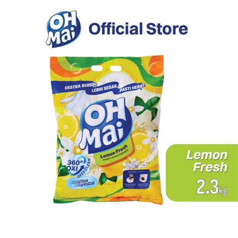 Oh Mai Laundry Powder Detergent Lemon Fresh 23kg Lazada