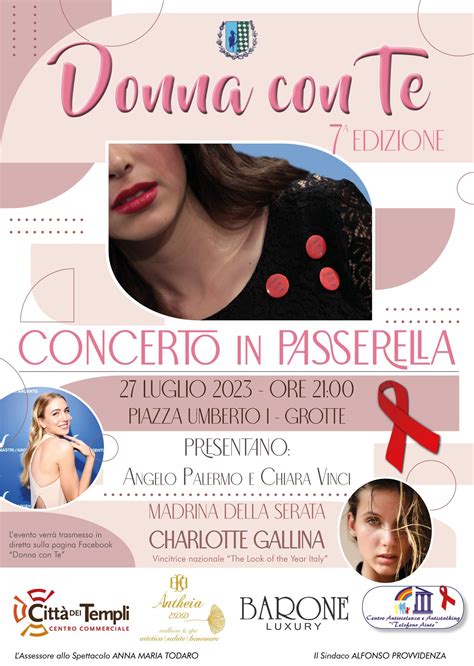 Grotte Tutto Pronto Per La Settima Edizione Di Donna Con Te