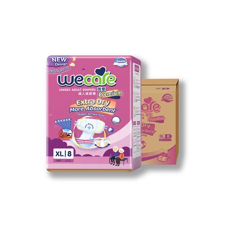 Adult Diapers Carton Wecare