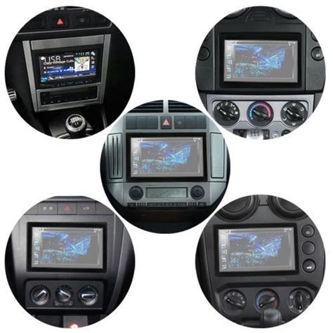 Moldura Painel Din Dvd Fox Golf Polo Bora Ecosport Fiesta Expex Preto