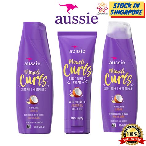 Aussie Miracle Curls Shampoo Conditioner Shopee Singapore