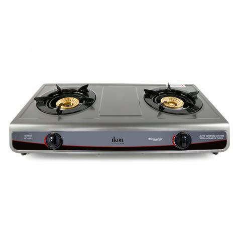 Ikon Table Top Gas Stove 2 Burners 2 5128 Btx Online At Best Price Table Top Stoves Lulu Qatar