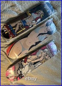 Arcade Skateboards Deck Strippers Scratch Off Boobs Bikini Naked Girl