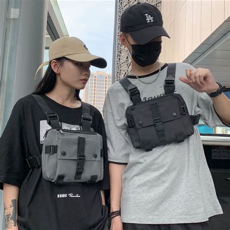 Cyflymder New Chest Rig Hip Hop Men Bag Casual Function Outdoor Style