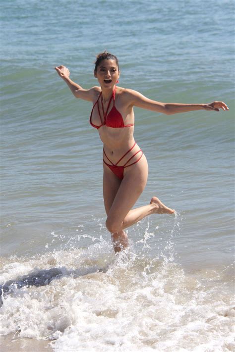 Blanca Blanco Sexy Red Bikini Hot Celebs Home