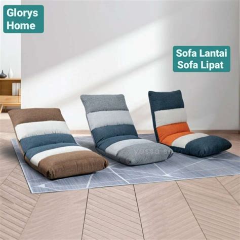 Jual Kursi Lipat Lesehan Malas Sofa Santai Lazy Cozy Rebahan Gaming