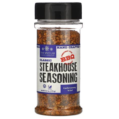 The Spice Lab Classic Steakhouse Seasoning 6 2 Oz 175 G Iherb