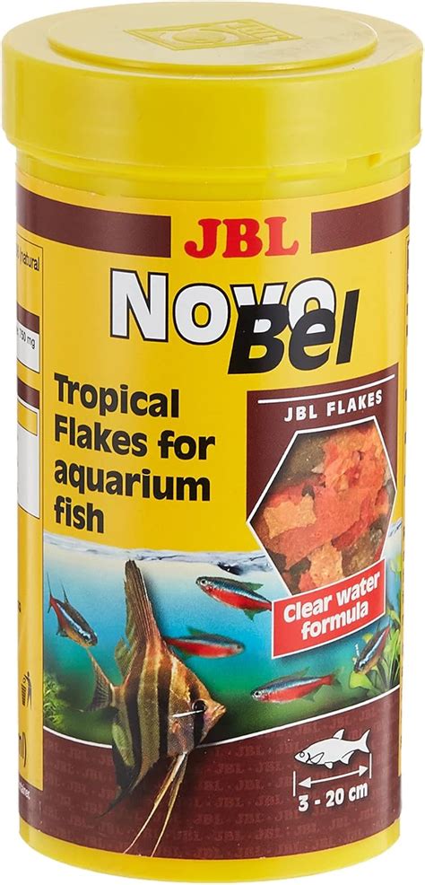 Jbl Novobel Ml Main Food Flakes For All Aquarium Fish Amazon Co