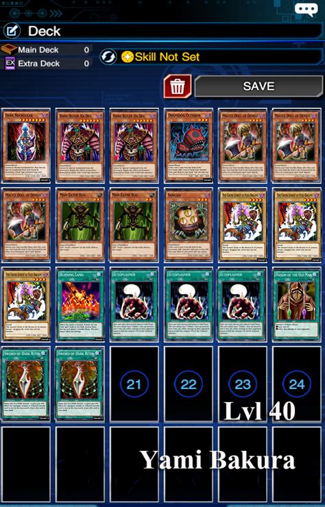 Yami Bakura Lvl Deck Yu Gi Oh Online