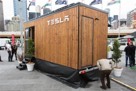 Tesla's Futuristic Tiny House Shows Off Its Energy Products