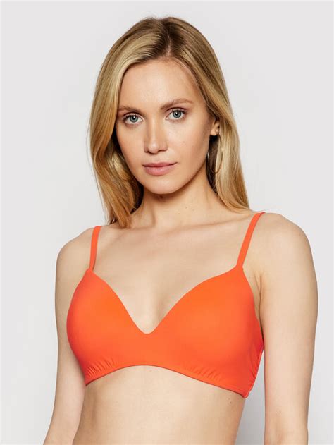 Tory Burch Bikini Oberteil T Belt 61382 Orange Modivo At