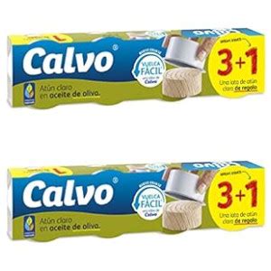 Pack Latas Calvo At N Claro En Aceite De Oliva Packs De Latas