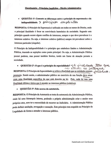 Princ Pios Impl Citos Do Direito Adm Direito Administrativo I