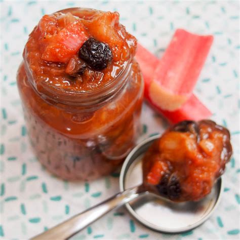 Rhubarb Chutney Carolines Cooking