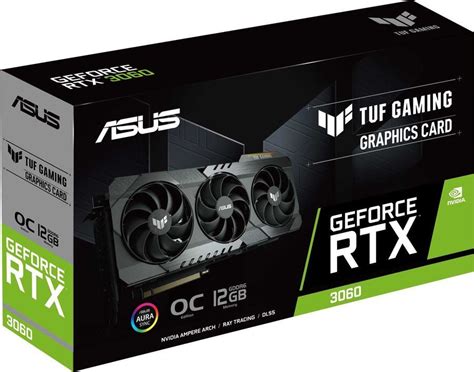 Видеокарта Asus Nvidia Geforce Rtx 3060 Tuf Rtx3060 O12g V2 Gaming Lhr купить в Ситилинк