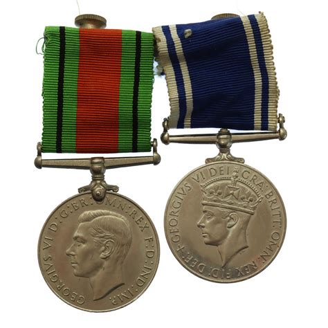 Ww Defence Medal And George Vi Police Long Service Good Conduct