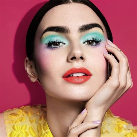 Lily Collins: Lancomes Spring 2018 Makeup Collection -02 | GotCeleb