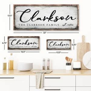 CUSTOM Rustic Farmhouse Design Metal Sign Wall Decor for Home and Office, Personalized Gift - Etsy