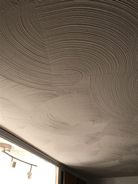 Sand Swirl Ceiling Texture