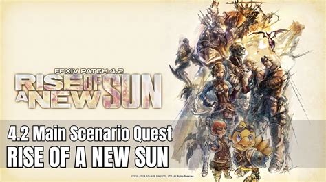 Final Fantasy Xiv Stormblood Msq Rise Of A New Sun Youtube