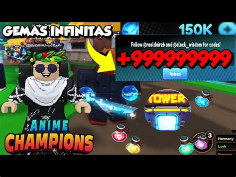 COMO CONSEGUIR GEMAS INFINITAS NO ANIME CHAMPIONS MUITO RAPIDO TODOS