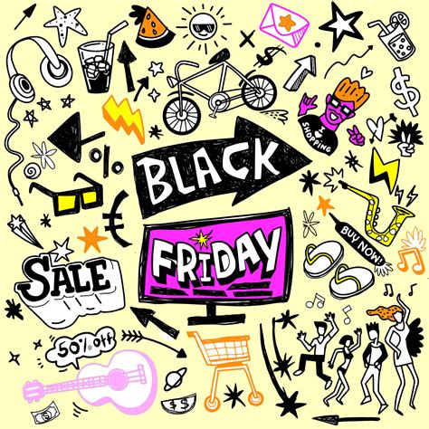 Black Friday sale hand drawn vector concept illustration. 17613888 ...