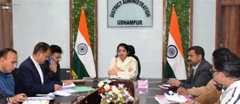 Dc Reviews Progress Of Jjm Water Supply Schemes In Udhampur