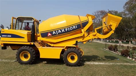 Ajax Argo Self Loading Concrete Mixer Rental Service Capacity