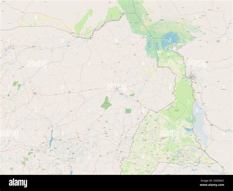 Borno, state of Nigeria. Open Street Map Stock Photo - Alamy