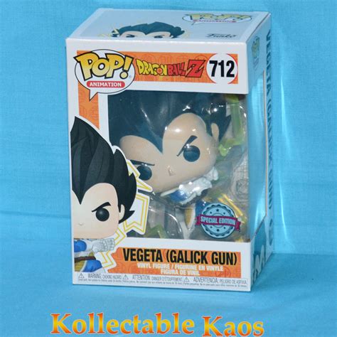 Funko Pop Vegeta Galick Gun Dragon Ball Z 712 Chalice Collectibles Autographed