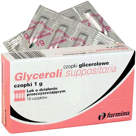 Farmina Glyceroli Suppositoria 1 G Czopki Glicerolowe 10 Sztuk