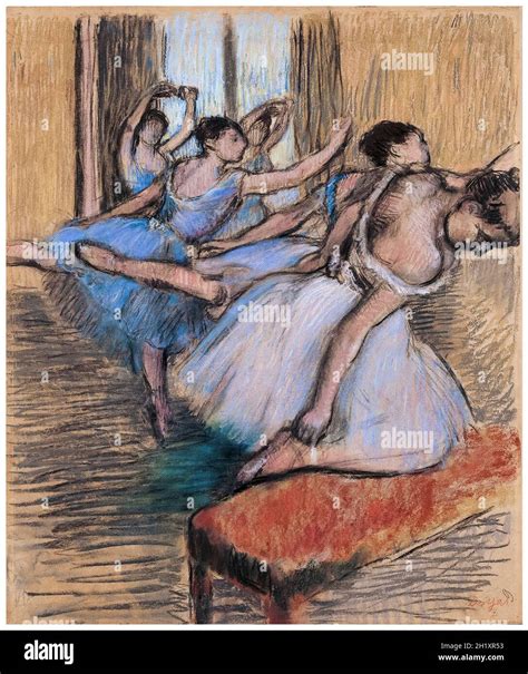 Degas Dancers Pastel