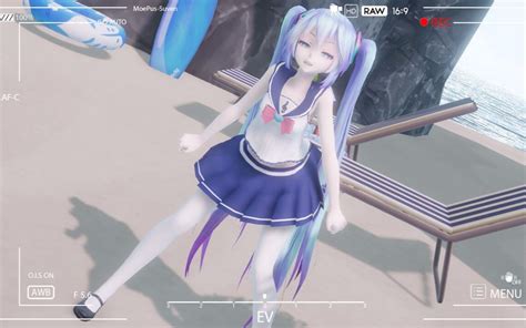 MMD短裙 水手服性感Miku在线撩人 哔哩哔哩 つロ 干杯 bilibili