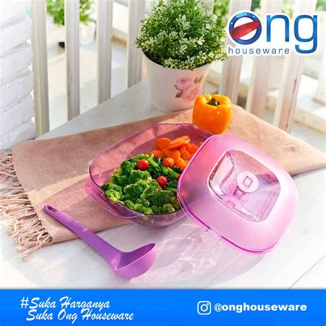 Jual Perangkat Saji With Lidle Serving Set Tempat Makanan Wadah Sayur