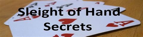 3 Biggest Sleight Of Hand Tricks Revealed Easy Card Tricks Sleight