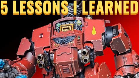 Lessons I Learned Painting Blood Angels Plus The New Brutalis