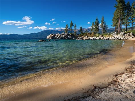 Sand Harbor Beach Lake Tahoe Wallpapers Wallpaper Cave