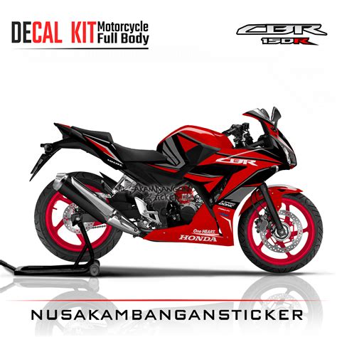 Decal Sticker Honda Cbr K Merah Grafis Stiker Full Body