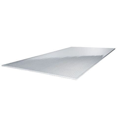 Gutta Polycarbonat Hohlkammerplatte Transparent 250 X 98 X 0 6 Cm 6