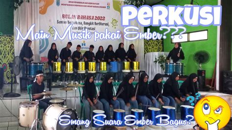 Perkusi Smpn 5 Tanah Grogot Pembukaan Bulan Bahasa 2022 Youtube