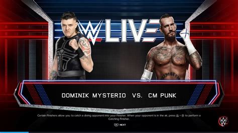 Wwe Live Event Dominik Mysterio Vs Cm Punk Youtube