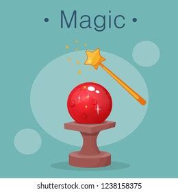 Illustration Magic Ball About Magic Tricks Stock Vector (Royalty Free ...