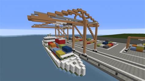 Minecraft Port/Docks Minecraft Map