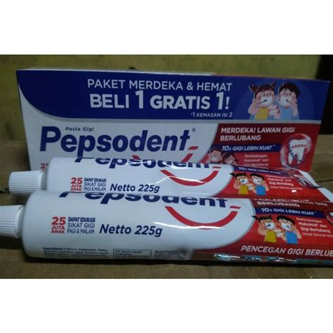 Jual Pepsodent Pasta Gigi Pencegah Gigi Berlubang Gr Twin Pack