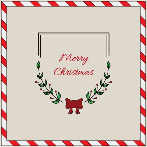 Decoration of Frame Christmas Greeting Vector 13542310 Vector Art at Vecteezy