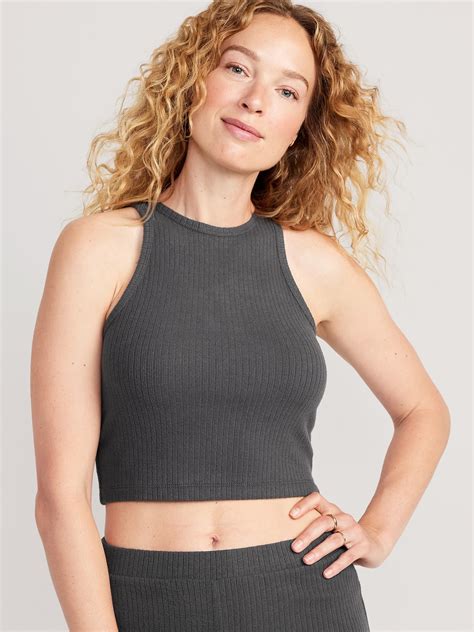 Womens Cropped Tank Tops Old Navy